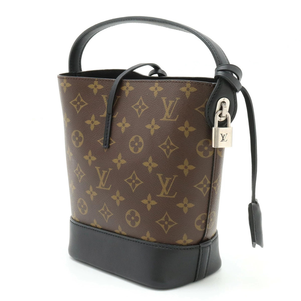 Louis Vuitton Pouch Noir Monogram Handbag Hydor Black